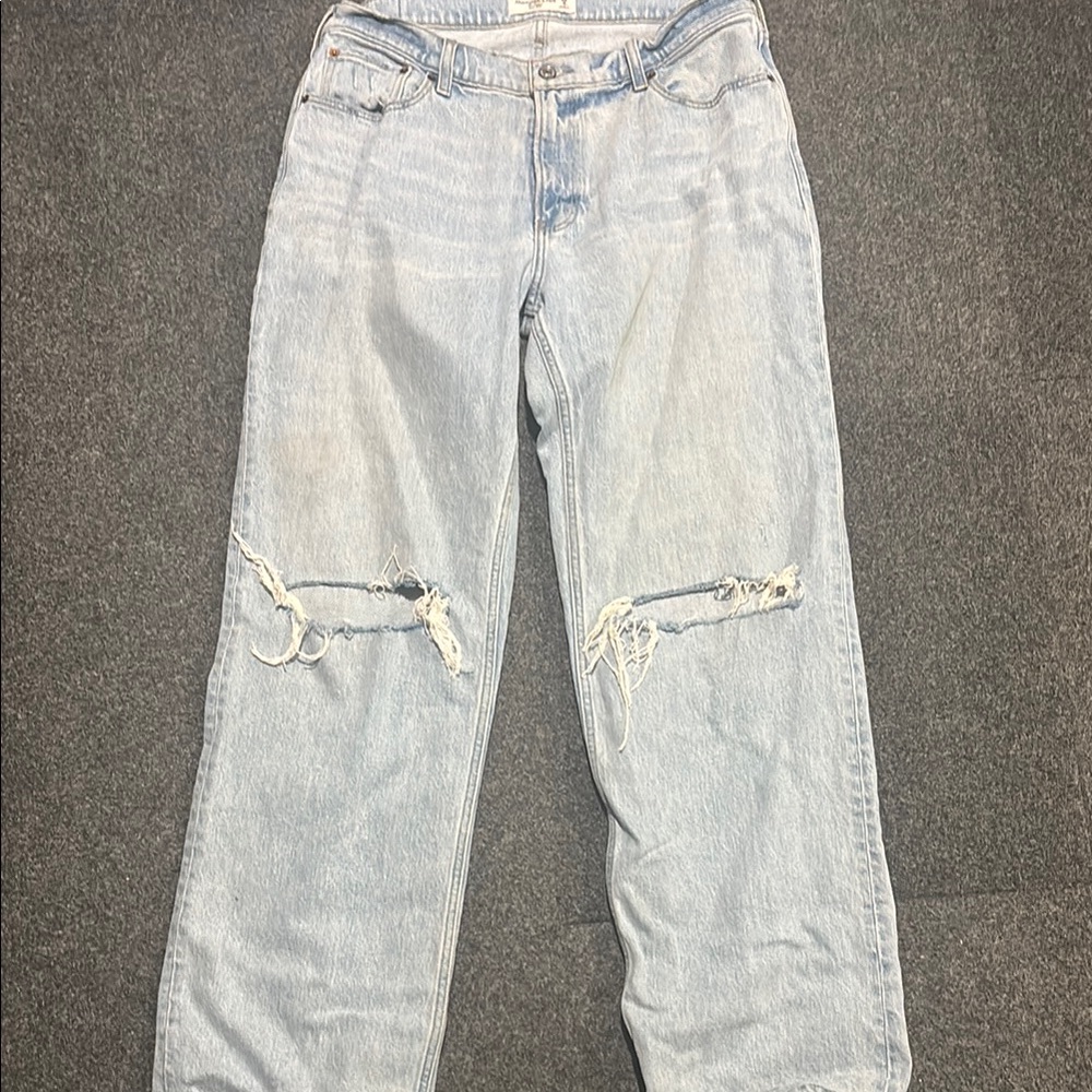 Abercrombie and Fitch Low Rise Baggy Jeans